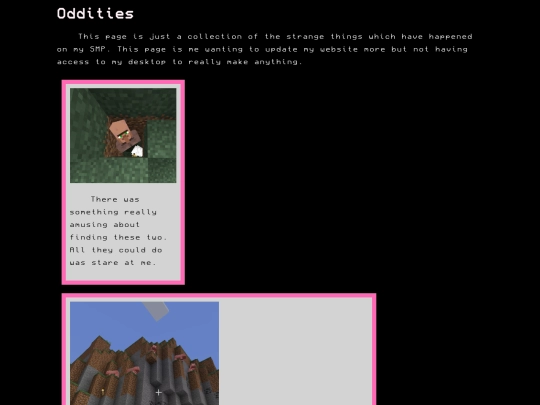 minecraft/oddities/oddities screenshot