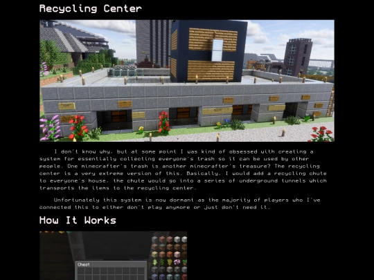 minecraft/recycling chute/chute screenshot