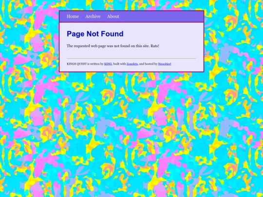 not_found screenshot
