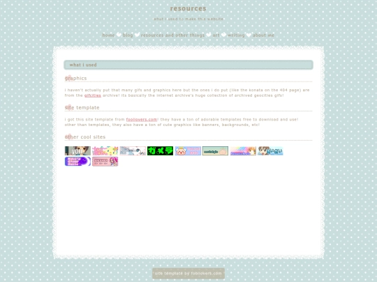resources screenshot