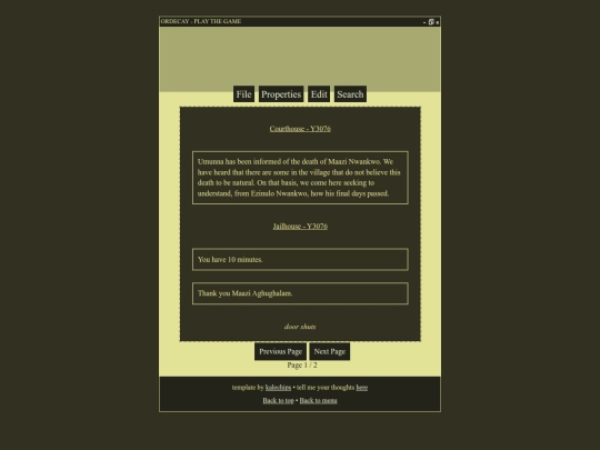 index screenshot