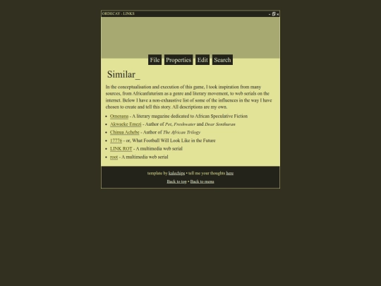 search screenshot
