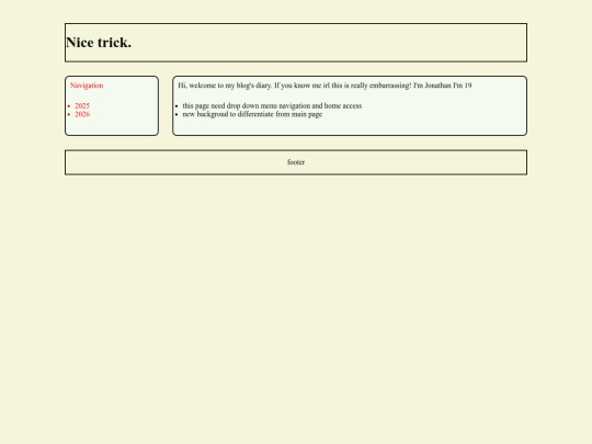diary screenshot