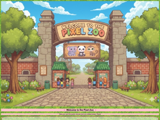AlicesIsland/PixelZoo screenshot