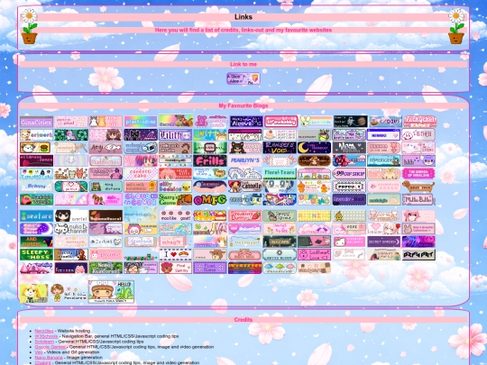 Links screenshot