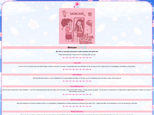 Shrines/Skincare screenshot