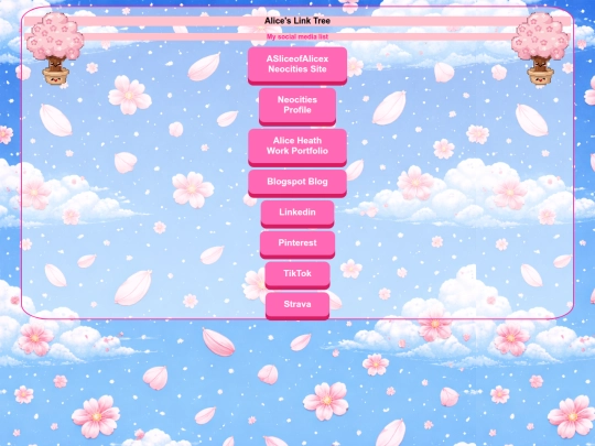 linktree screenshot