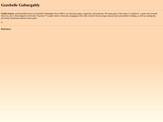 Gezebelle-Gaburgably screenshot