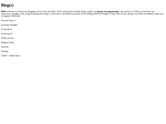 blog screenshot