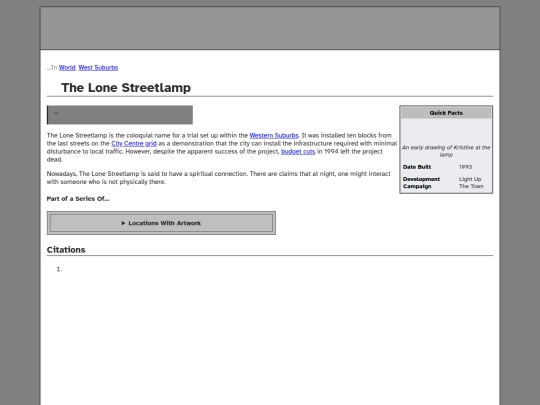 lonestreetlamp screenshot