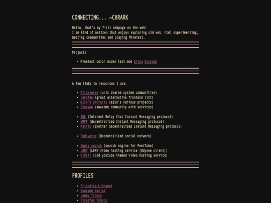 index screenshot
