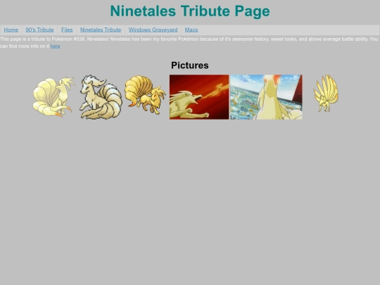 HTML/ninetales screenshot