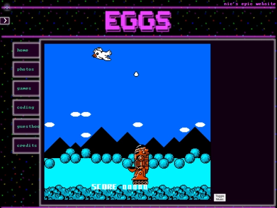 games/eggs screenshot