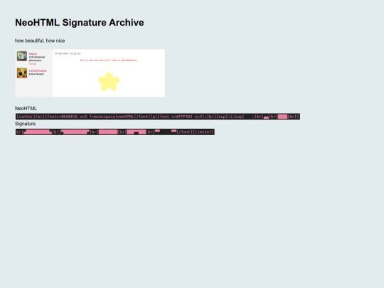 tutorials/neosig_archive screenshot