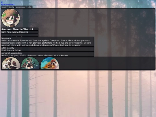 Sparrow About screenshot