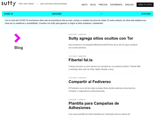 blog screenshot