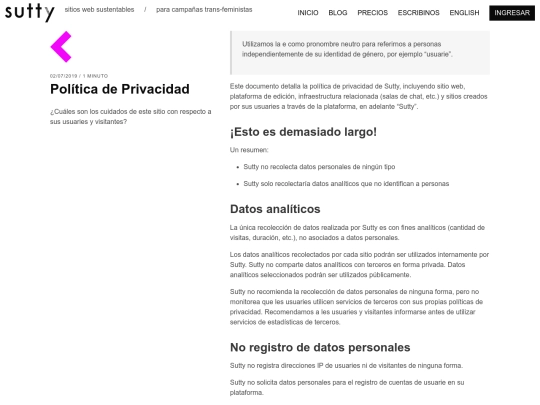 es/politica-de-privacidad screenshot