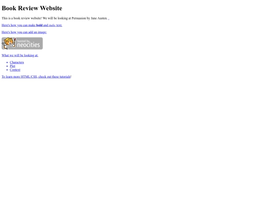 index screenshot