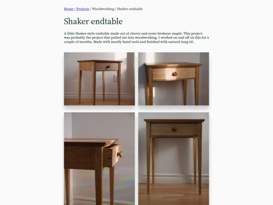 page/shaker-endtable screenshot