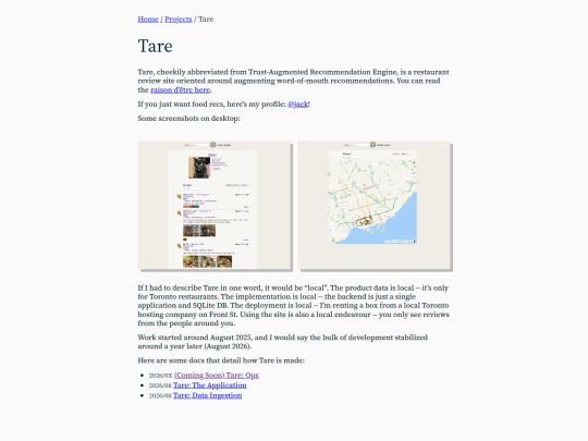 page/tare screenshot