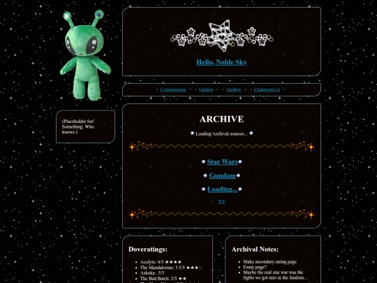 archive screenshot