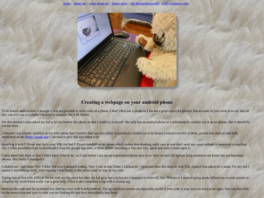 webprogramming/creatingawebpageonyourandroidphone screenshot