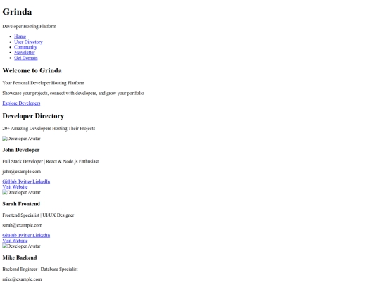 index screenshot