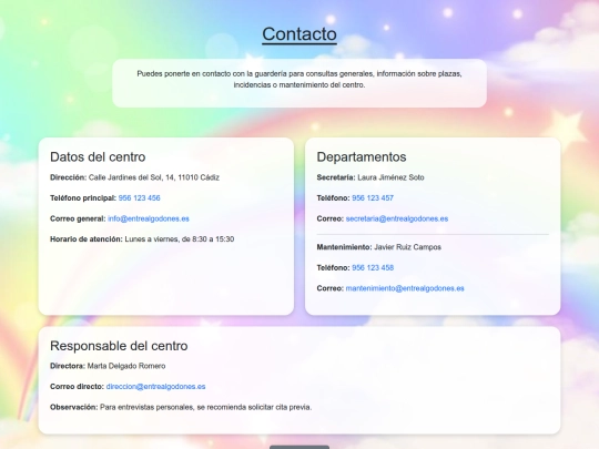 contacto screenshot