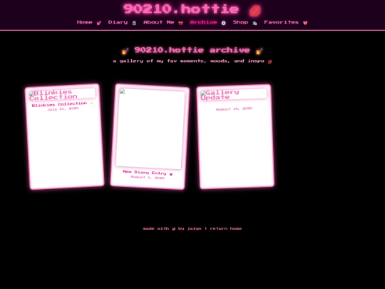 archive screenshot