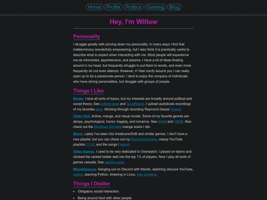 profile screenshot