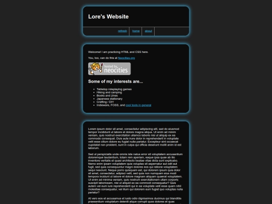 index screenshot