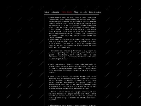diário screenshot