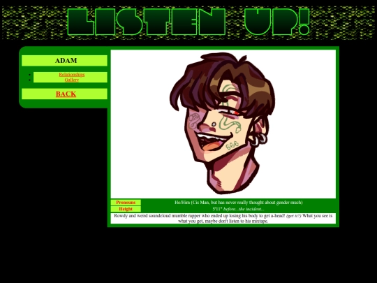wiki/666/adam/bio screenshot