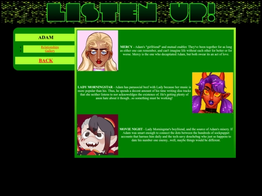 wiki/666/adam/relationships screenshot