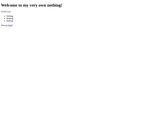 nothing screenshot