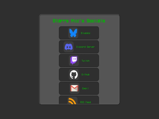 Links screenshot