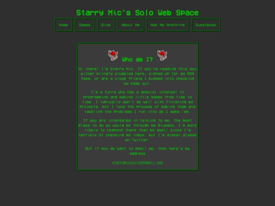 Pages/AboutMe/WhoIsStarry screenshot