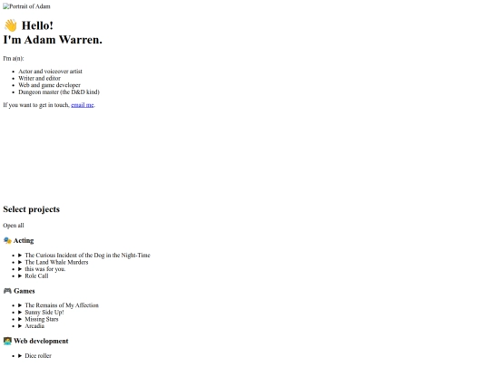 index screenshot