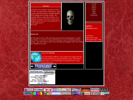 homepage screenshot