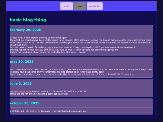 blog screenshot