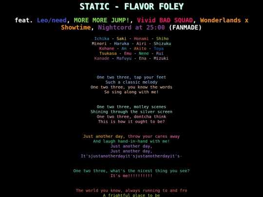 silly-lyrics-distribution screenshot