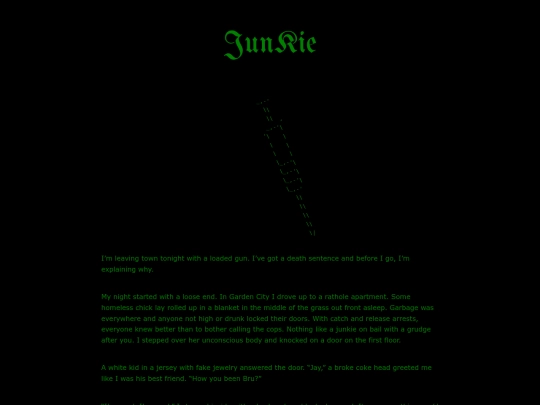 Junkie screenshot