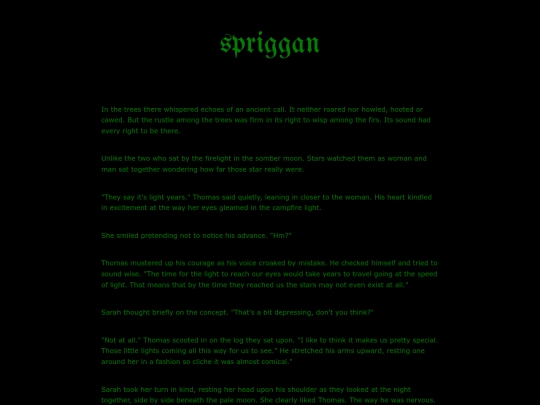 Spriggan screenshot