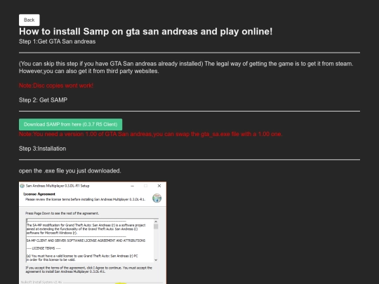 samp screenshot