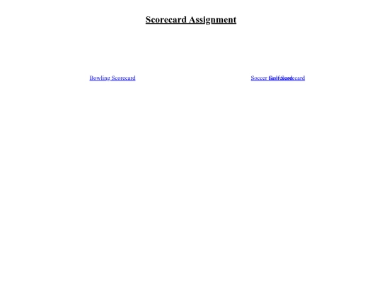 Scorecards/ScorecardHome screenshot