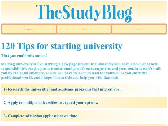 TheStudyBlog/120_Tips_for_starting_university screenshot