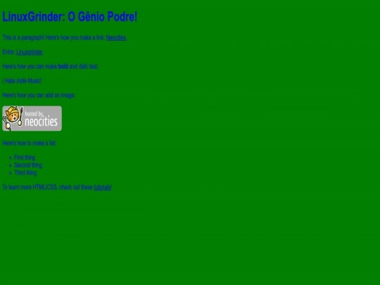 index screenshot