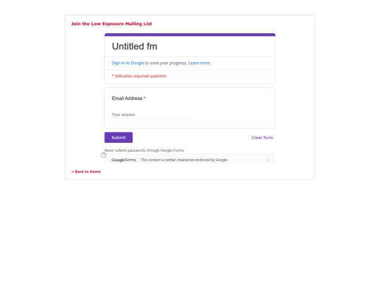 mailinglist screenshot