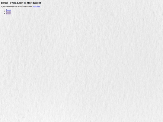 Issues/recent issues links/olds screenshot