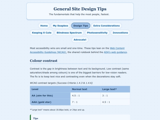 gallery/accessibility/design-tips screenshot